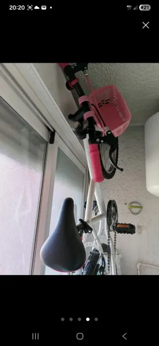 Bicicleta niña a estrenar