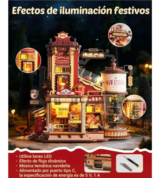 Maqueta 3D Musical con Movimiento