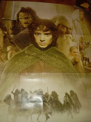 Poster cartel El Señor de los Anillos La Comunidad