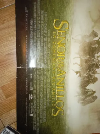 Poster cartel El Señor de los Anillos La Comunidad