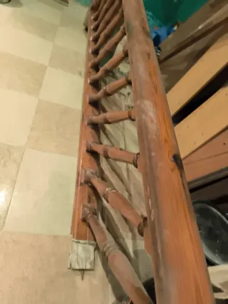 Tengo Barandilla de madera para escaleras