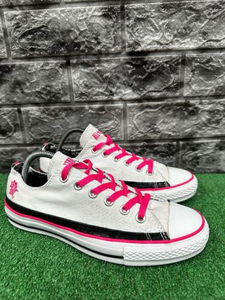 Converse Bianche Rosa Taglia 40