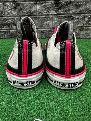 Converse Bianche Rosa Taglia 40