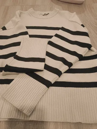 Jersey marinero rayas Zara es S sirve M