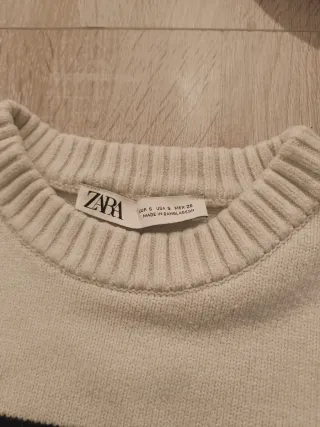 Jersey marinero rayas Zara es S sirve M