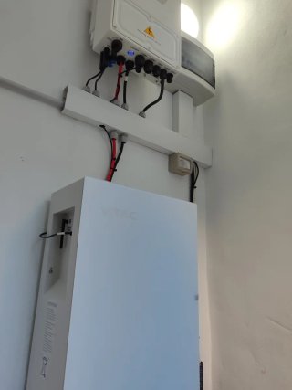 Energia solar, Baterias , inversor