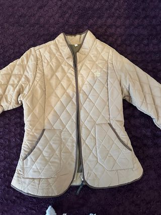Chaqueta acolchada MR beige/marrón Talla M