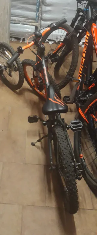 Bicicleta Wyldee Naranja/Gris