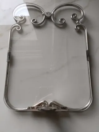 Cornice portafoto design metallo e perspex