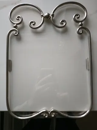 Cornice portafoto design metallo e perspex