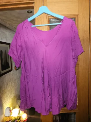 Blusa morada talla única