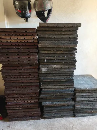 Losas de caucho 50x50x4cm