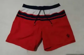 Bañador rayas azul, rojo y blanco