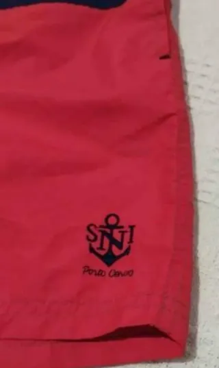 Bañador rayas azul, rojo y blanco