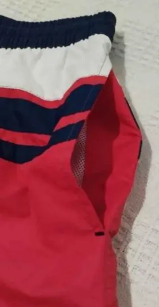 Bañador rayas azul, rojo y blanco