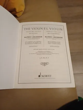 El Violín: Teórico y Práctico (Mathieu Crickboom)