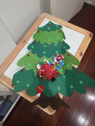 Árbol de Navidad de Fieltro para Niños