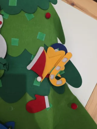 Árbol de Navidad de Fieltro para Niños