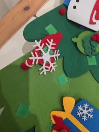 Árbol de Navidad de Fieltro para Niños