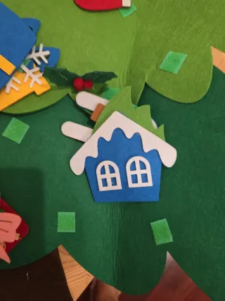 Árbol de Navidad de Fieltro para Niños