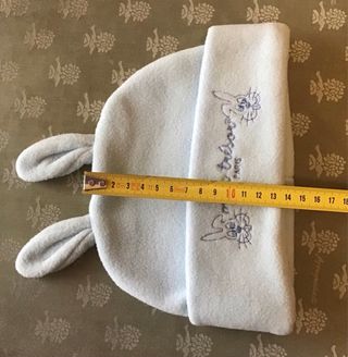 Set bimbo cappellino e sciarpa con orecchie