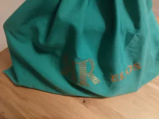 Bolso de piel patchwork multicolor bowling