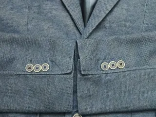 Chaqueta de traje azul JVZ hombre