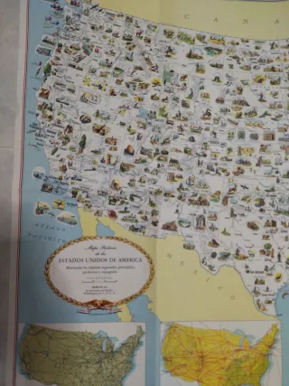 Mapa Histórico Estados Unidos