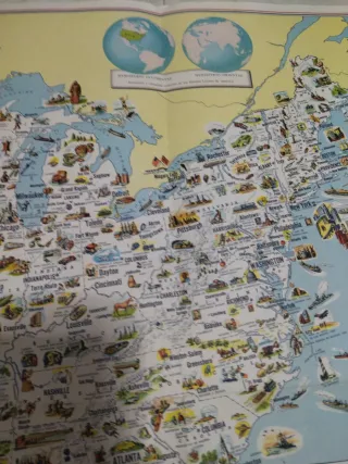 Mapa Histórico Estados Unidos