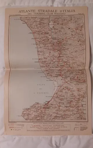 Atlante Touring Club Italiano Fascicolo 6 VI Mappe