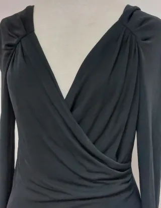 Vestido negro de licra