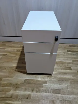 Cabinet da ufficio metallico con ruote