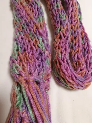 Lote 3 sciarpe fatte a mano