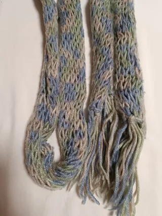 Lote 3 sciarpe fatte a mano