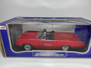 Ford Thunderbird 1963 Convertible Rojo