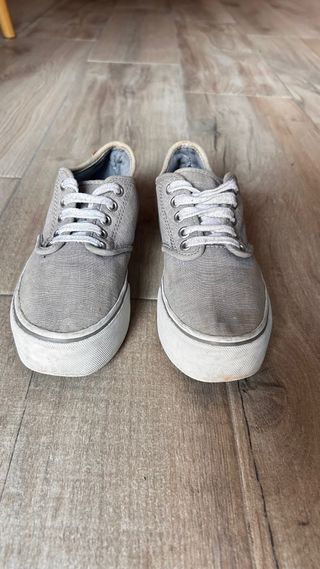 Zapatillas Vans Plataforma Grises