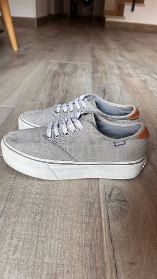 Zapatillas Vans Plataforma Grises
