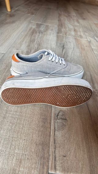 Zapatillas Vans Plataforma Grises