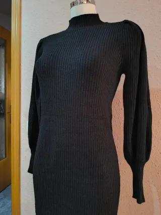 Vestido de punto ONLY negro
