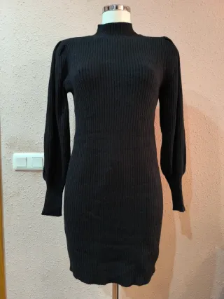 Vestido de punto ONLY negro
