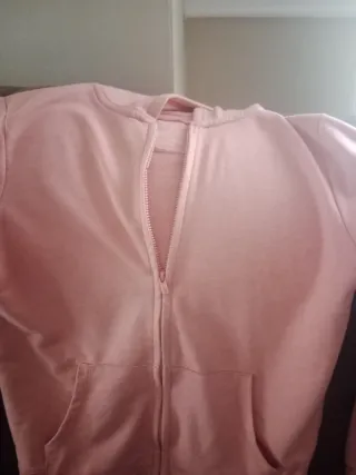 Chaqueta sudadera niña rosa 10/11 años