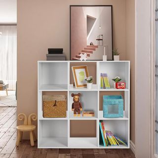 Estantería 9 cubos 90x90 cm