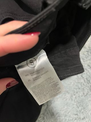 Vaqueros negros fiesta con pedrería