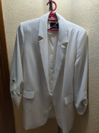 Blazer blanco Pull&Bear
