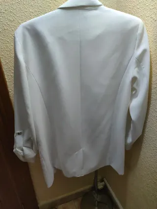 Blazer blanco Pull&Bear