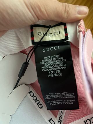 Gorra Gucci Rosa