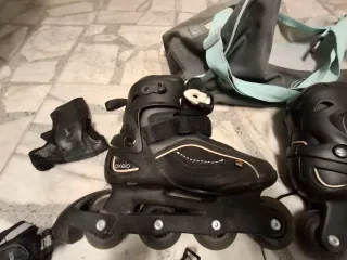 Patines en línea y protecciones