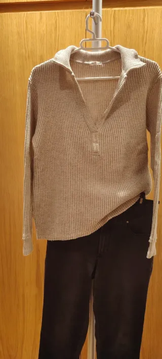 Jersey MisCo mujer, Talla XS, color crudo.