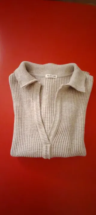 Jersey MisCo mujer, Talla XS, color crudo.