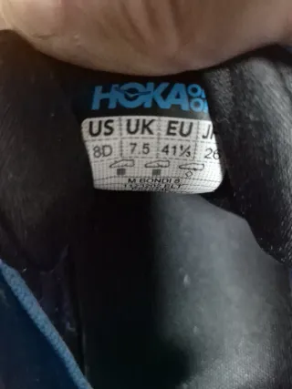 Zapatillas Hoka Bondi 8 Talla 41.5